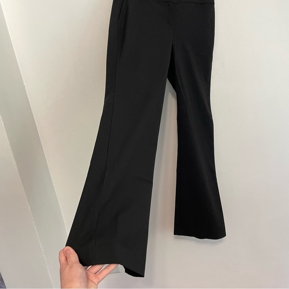 ANN TAYLOR Factory Signature Trouser Pants Black Pleat Pleated Work Dress Pants - Picture 8 of 14